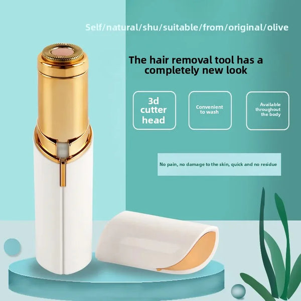 Mini Facial & Body Hair Remover for Women – Painless, Portable & Lipstick Design