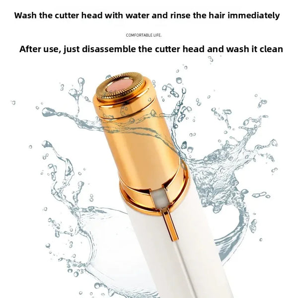 Mini Facial & Body Hair Remover for Women – Painless, Portable & Lipstick Design