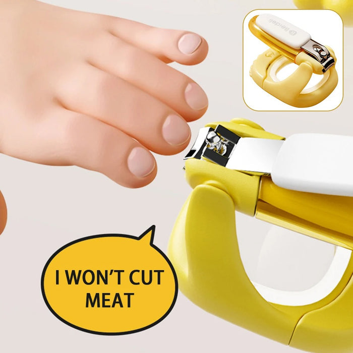 Baby Nail Cutter Manicure Pedicure Scissors Baby Nail Trimming Kit Nail Clipper With Light