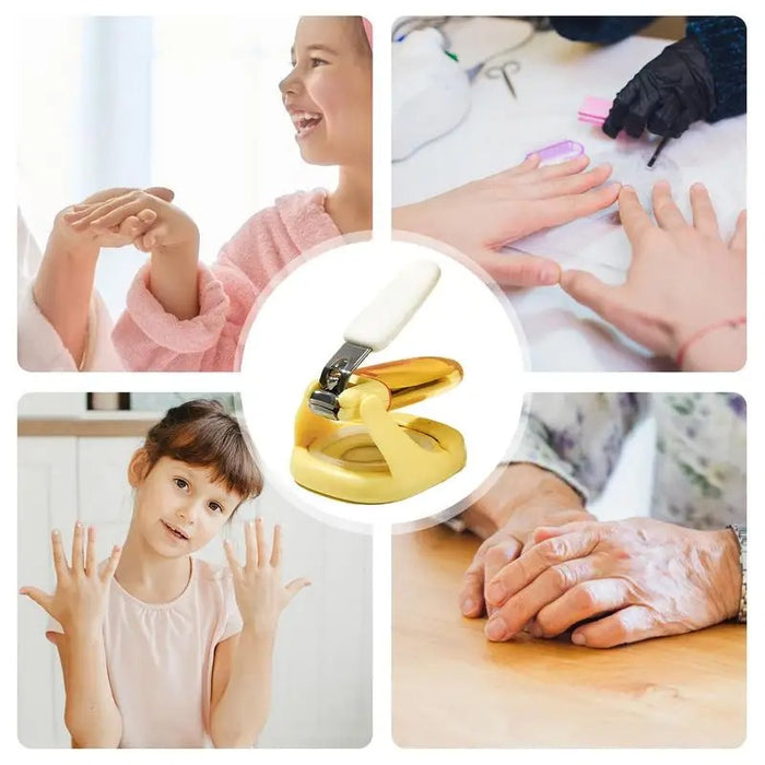 Baby Nail Cutter Manicure Pedicure Scissors Baby Nail Trimming Kit Nail Clipper With Light