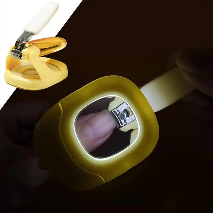 Baby Nail Cutter Manicure Pedicure Scissors Baby Nail Trimming Kit Nail Clipper With Light