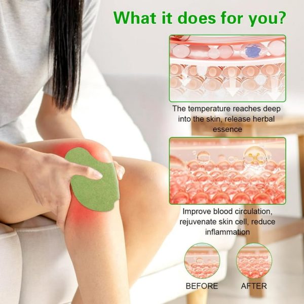 "Chinese Herbal Pain Relief Patch – Heating Pad for Back, Neck & Joint Pain Therapy"
