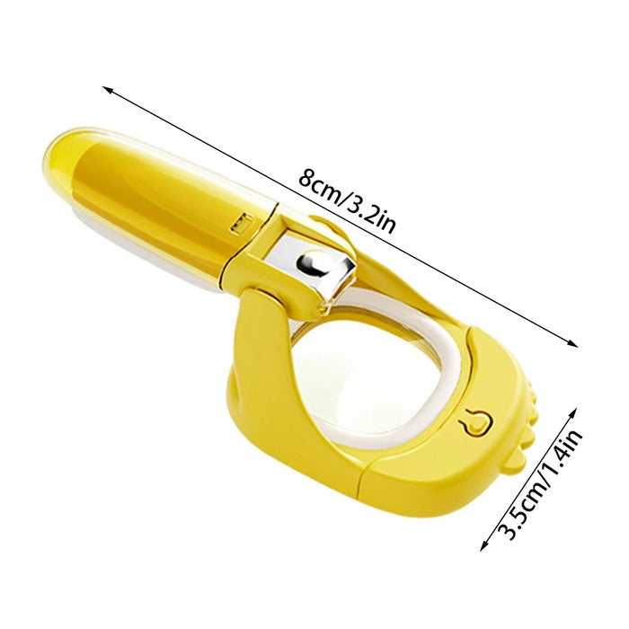 Baby Nail Cutter Manicure Pedicure Scissors Baby Nail Trimming Kit Nail Clipper With Light