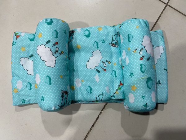 Baby Head Support Pillow - Anti-Flat Head Syndrome Cushion with Breathable Memory Foam, Portable Infant Sleep Positioner for Newborns, Adjustable Design