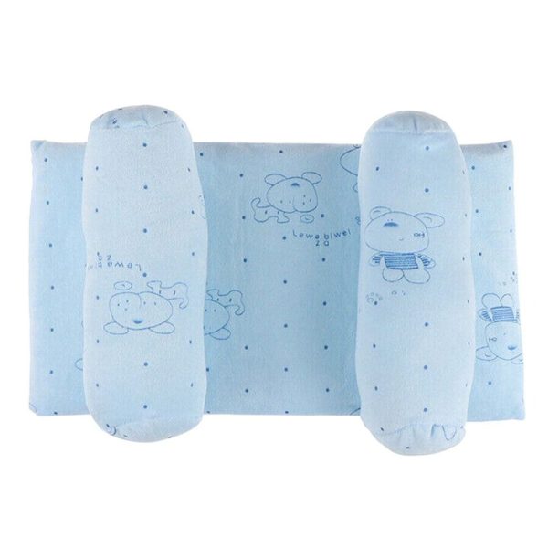 Baby Head Support Pillow - Anti-Flat Head Syndrome Cushion with Breathable Memory Foam, Portable Infant Sleep Positioner for Newborns, Adjustable Design