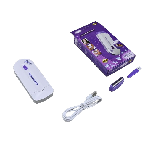 "Women’s Electric Hair Remover – Painless Facial & Body Shaver with LED Light | Safe, Gentle, Portable & Battery Operated Razor for Face, Arms, Legs & Underarms"
