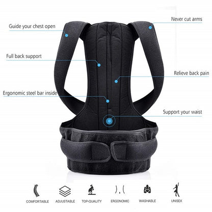 Back pain relief posture corrector belt - Large