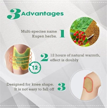 "Chinese Herbal Pain Relief Patch – Heating Pad for Back, Neck & Joint Pain Therapy"