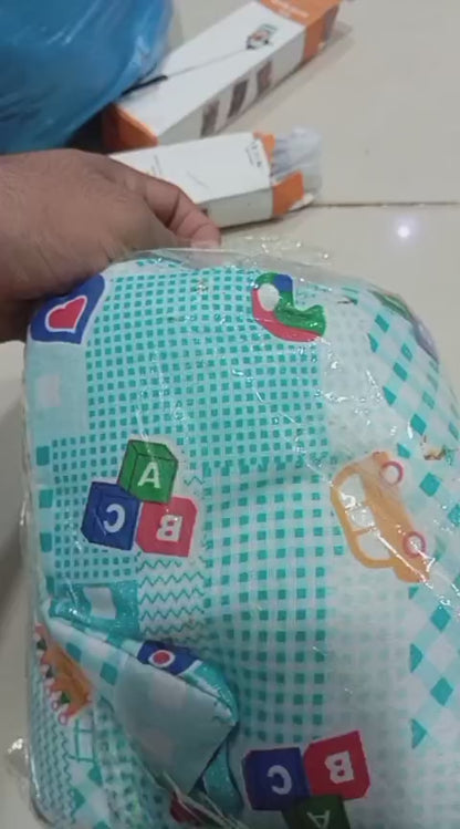 Baby Head Support Pillow - Anti-Flat Head Syndrome Cushion with Breathable Memory Foam, Portable Infant Sleep Positioner for Newborns, Adjustable Design