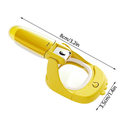 Baby Nail Cutter Manicure Pedicure Scissors Baby Nail Trimming Kit Nail Clipper With Light